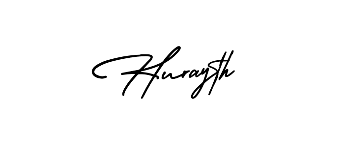 Make a beautiful signature design for name Hurayth. Use this online signature maker to create a handwritten signature for free. Hurayth signature style 3 images and pictures png