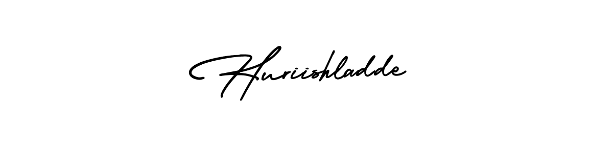 You should practise on your own different ways (AmerikaSignatureDemo-Regular) to write your name (Huriishladde) in signature. don't let someone else do it for you. Huriishladde signature style 3 images and pictures png