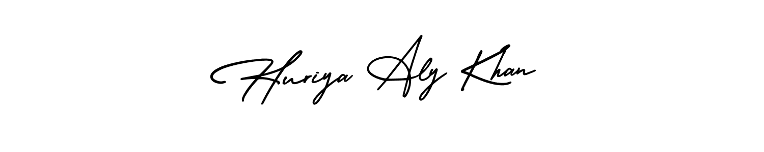 AmerikaSignatureDemo-Regular is a professional signature style that is perfect for those who want to add a touch of class to their signature. It is also a great choice for those who want to make their signature more unique. Get Huriya Aly Khan name to fancy signature for free. Huriya Aly Khan signature style 3 images and pictures png