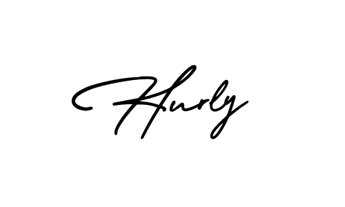 How to make Hurly signature? AmerikaSignatureDemo-Regular is a professional autograph style. Create handwritten signature for Hurly name. Hurly signature style 3 images and pictures png