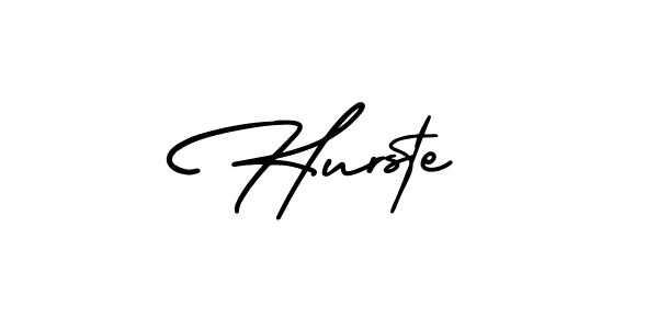 Also You can easily find your signature by using the search form. We will create Hurste name handwritten signature images for you free of cost using AmerikaSignatureDemo-Regular sign style. Hurste signature style 3 images and pictures png