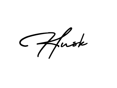 Create a beautiful signature design for name Husk. With this signature (AmerikaSignatureDemo-Regular) fonts, you can make a handwritten signature for free. Husk signature style 3 images and pictures png
