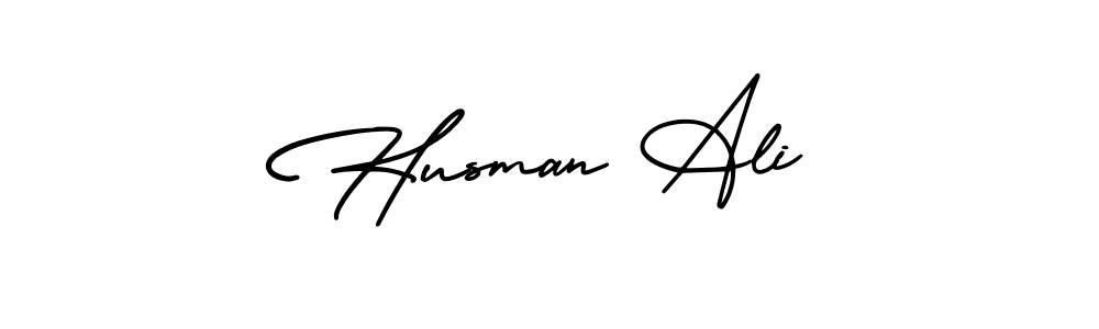 How to Draw Husman Ali signature style? AmerikaSignatureDemo-Regular is a latest design signature styles for name Husman Ali. Husman Ali signature style 3 images and pictures png