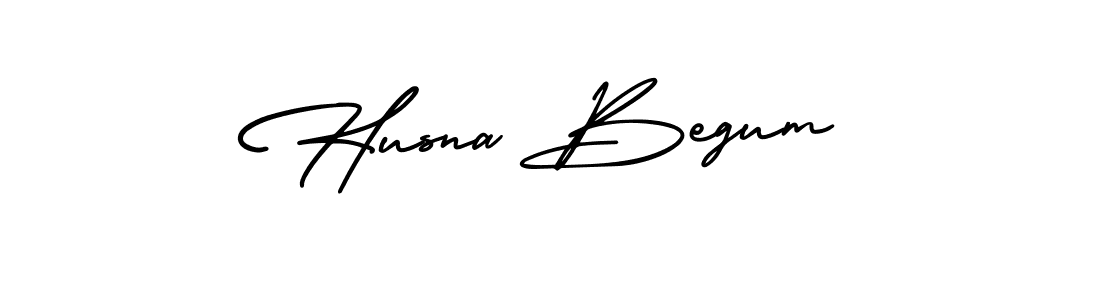 Use a signature maker to create a handwritten signature online. With this signature software, you can design (AmerikaSignatureDemo-Regular) your own signature for name Husna Begum. Husna Begum signature style 3 images and pictures png