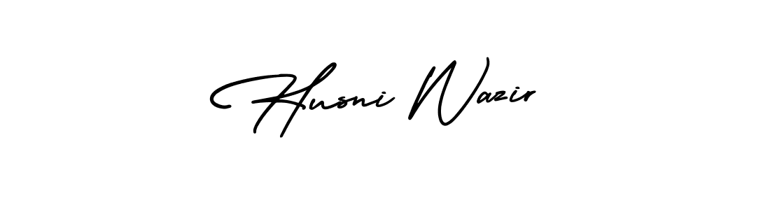 Also You can easily find your signature by using the search form. We will create Husni Wazir name handwritten signature images for you free of cost using AmerikaSignatureDemo-Regular sign style. Husni Wazir signature style 3 images and pictures png