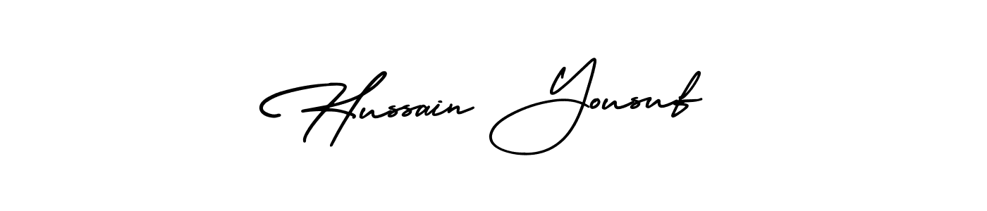 Make a beautiful signature design for name Hussain Yousuf. Use this online signature maker to create a handwritten signature for free. Hussain Yousuf signature style 3 images and pictures png