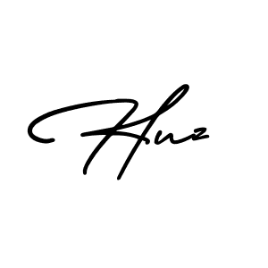 Make a beautiful signature design for name Huz. Use this online signature maker to create a handwritten signature for free. Huz signature style 3 images and pictures png