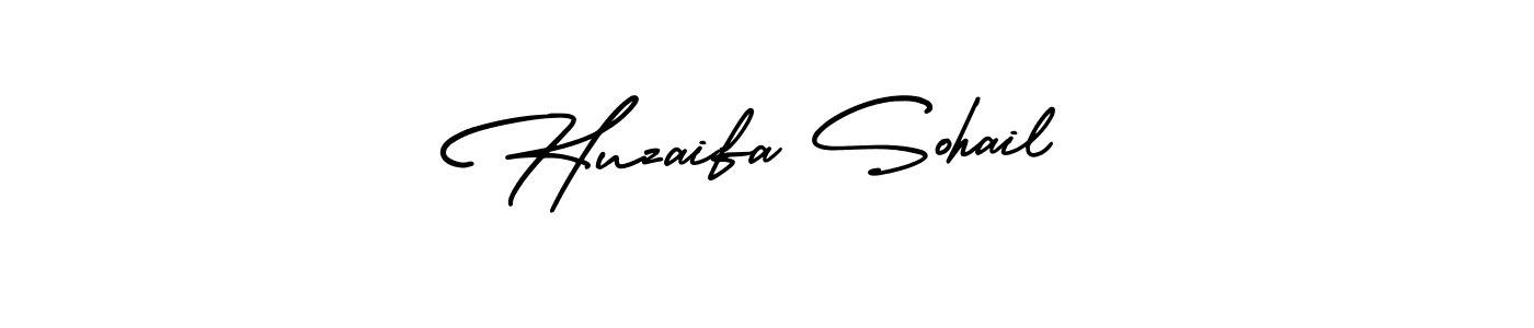 Make a short Huzaifa Sohail signature style. Manage your documents anywhere anytime using AmerikaSignatureDemo-Regular. Create and add eSignatures, submit forms, share and send files easily. Huzaifa Sohail signature style 3 images and pictures png