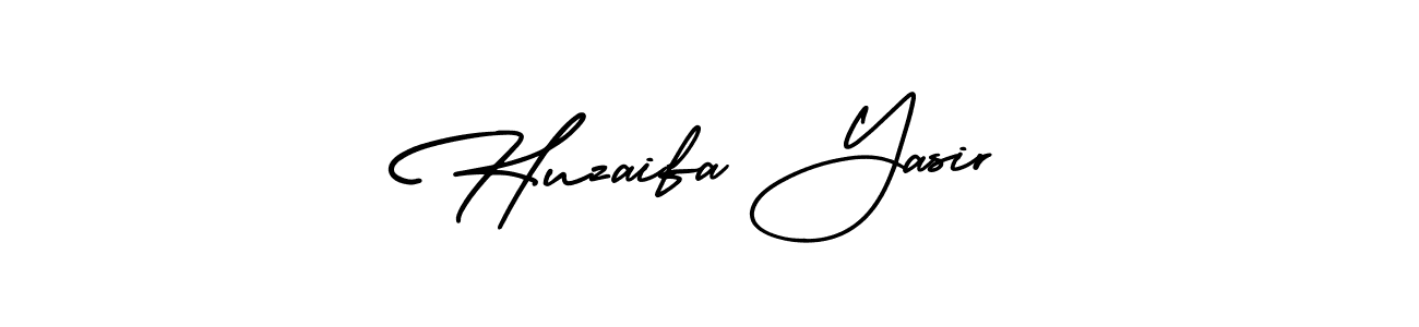 This is the best signature style for the Huzaifa Yasir name. Also you like these signature font (AmerikaSignatureDemo-Regular). Mix name signature. Huzaifa Yasir signature style 3 images and pictures png