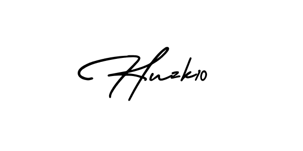 How to make Huzk10 signature? AmerikaSignatureDemo-Regular is a professional autograph style. Create handwritten signature for Huzk10 name. Huzk10 signature style 3 images and pictures png