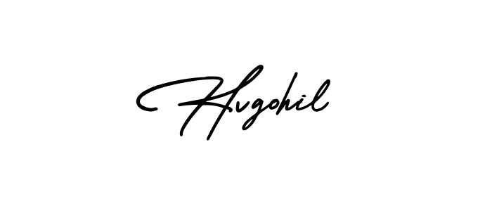 How to make Hvgohil signature? AmerikaSignatureDemo-Regular is a professional autograph style. Create handwritten signature for Hvgohil name. Hvgohil signature style 3 images and pictures png