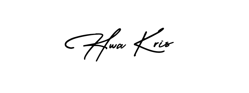 Make a beautiful signature design for name Hwa Kris. Use this online signature maker to create a handwritten signature for free. Hwa Kris signature style 3 images and pictures png