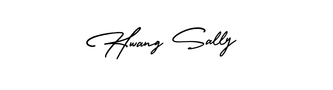 How to make Hwang Sally signature? AmerikaSignatureDemo-Regular is a professional autograph style. Create handwritten signature for Hwang Sally name. Hwang Sally signature style 3 images and pictures png