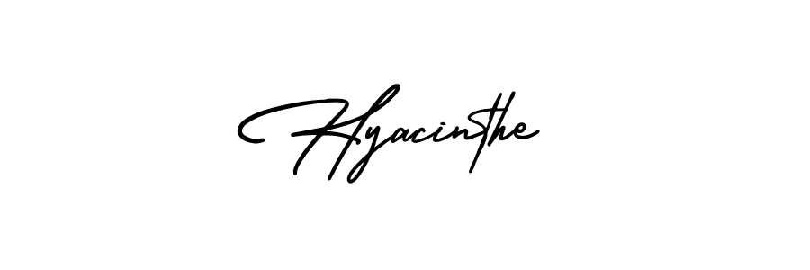 It looks lik you need a new signature style for name Hyacinthe. Design unique handwritten (AmerikaSignatureDemo-Regular) signature with our free signature maker in just a few clicks. Hyacinthe signature style 3 images and pictures png