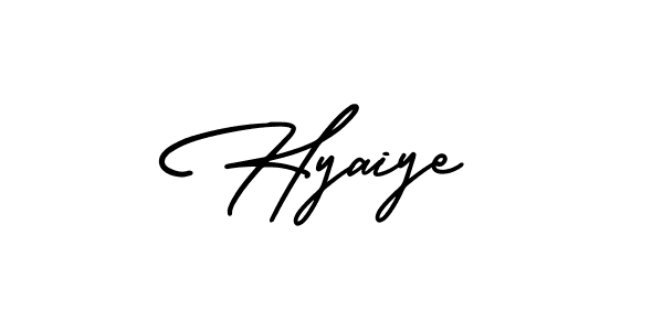 It looks lik you need a new signature style for name Hyaiye. Design unique handwritten (AmerikaSignatureDemo-Regular) signature with our free signature maker in just a few clicks. Hyaiye signature style 3 images and pictures png