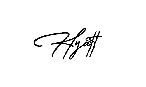 Also You can easily find your signature by using the search form. We will create Hyatt name handwritten signature images for you free of cost using AmerikaSignatureDemo-Regular sign style. Hyatt signature style 3 images and pictures png