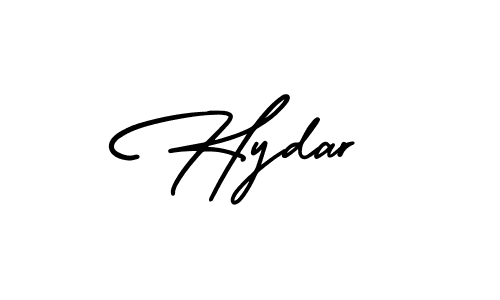 How to make Hydar signature? AmerikaSignatureDemo-Regular is a professional autograph style. Create handwritten signature for Hydar name. Hydar signature style 3 images and pictures png