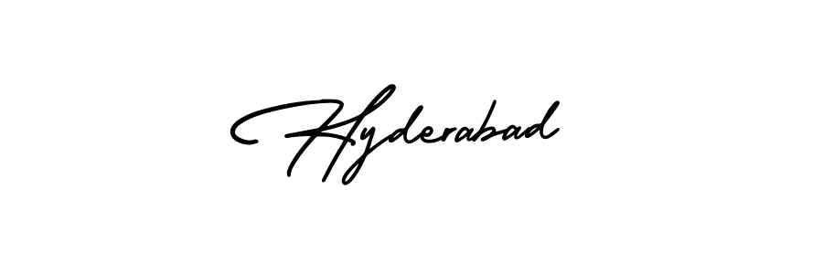 Also we have Hyderabad name is the best signature style. Create professional handwritten signature collection using AmerikaSignatureDemo-Regular autograph style. Hyderabad signature style 3 images and pictures png