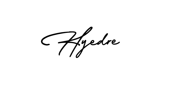 Similarly AmerikaSignatureDemo-Regular is the best handwritten signature design. Signature creator online .You can use it as an online autograph creator for name Hyedre. Hyedre signature style 3 images and pictures png