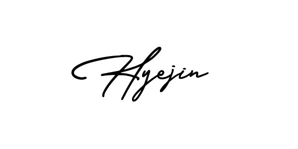 Also You can easily find your signature by using the search form. We will create Hyejin name handwritten signature images for you free of cost using AmerikaSignatureDemo-Regular sign style. Hyejin signature style 3 images and pictures png