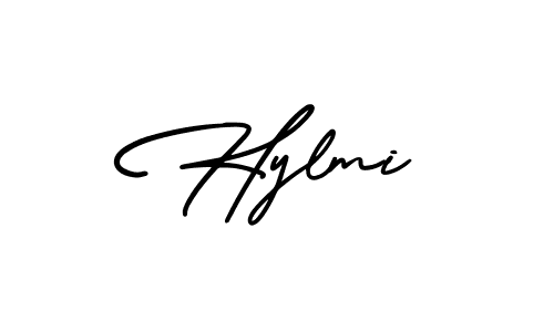 Create a beautiful signature design for name Hylmi. With this signature (AmerikaSignatureDemo-Regular) fonts, you can make a handwritten signature for free. Hylmi signature style 3 images and pictures png