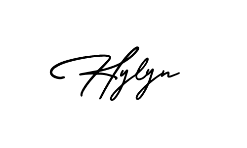 Make a beautiful signature design for name Hylyn. With this signature (AmerikaSignatureDemo-Regular) style, you can create a handwritten signature for free. Hylyn signature style 3 images and pictures png