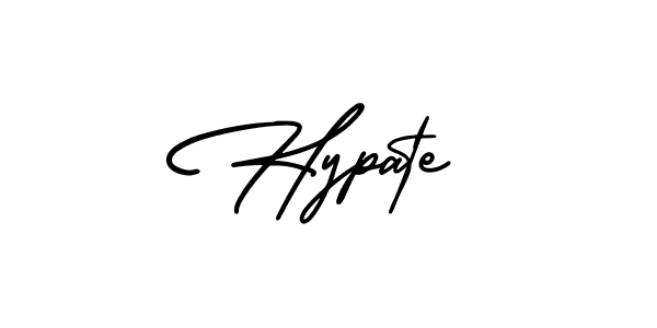 Design your own signature with our free online signature maker. With this signature software, you can create a handwritten (AmerikaSignatureDemo-Regular) signature for name Hypate. Hypate signature style 3 images and pictures png