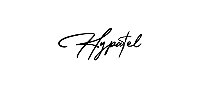 How to make Hypatel name signature. Use AmerikaSignatureDemo-Regular style for creating short signs online. This is the latest handwritten sign. Hypatel signature style 3 images and pictures png