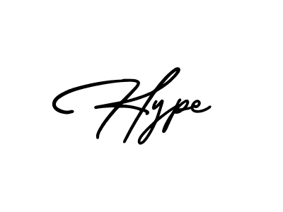 Make a beautiful signature design for name Hype. With this signature (AmerikaSignatureDemo-Regular) style, you can create a handwritten signature for free. Hype signature style 3 images and pictures png