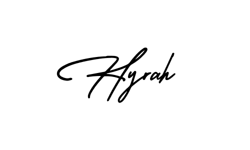 Check out images of Autograph of Hyrah name. Actor Hyrah Signature Style. AmerikaSignatureDemo-Regular is a professional sign style online. Hyrah signature style 3 images and pictures png