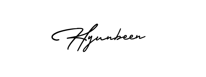 Also You can easily find your signature by using the search form. We will create Hyunbeen name handwritten signature images for you free of cost using AmerikaSignatureDemo-Regular sign style. Hyunbeen signature style 3 images and pictures png