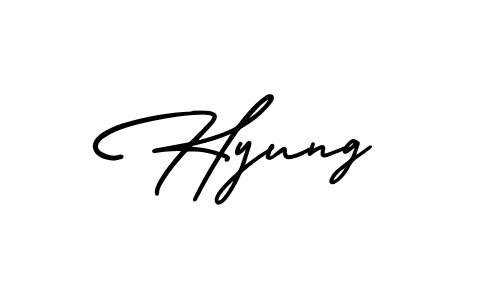 This is the best signature style for the Hyung name. Also you like these signature font (AmerikaSignatureDemo-Regular). Mix name signature. Hyung signature style 3 images and pictures png