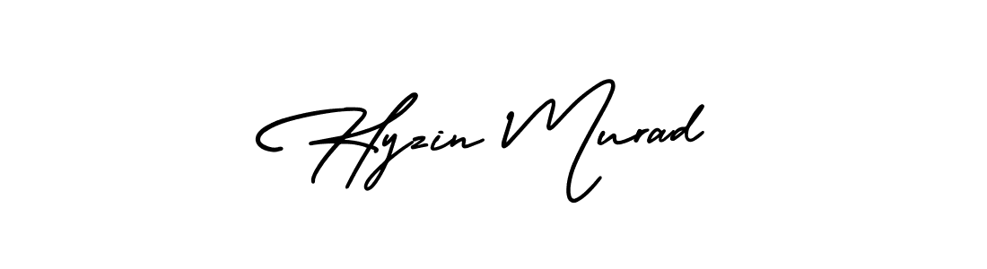 It looks lik you need a new signature style for name Hyzin Murad. Design unique handwritten (AmerikaSignatureDemo-Regular) signature with our free signature maker in just a few clicks. Hyzin Murad signature style 3 images and pictures png