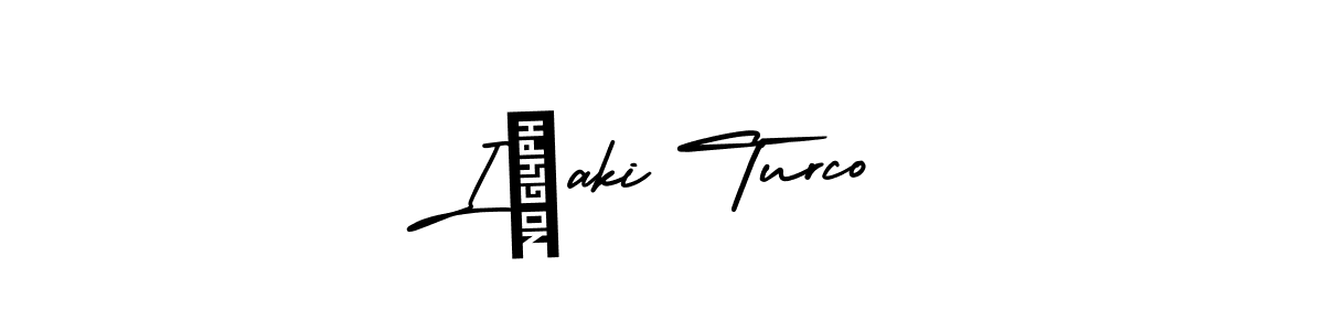 How to make Iñaki Turco name signature. Use AmerikaSignatureDemo-Regular style for creating short signs online. This is the latest handwritten sign. Iñaki Turco signature style 3 images and pictures png