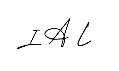 How to make I A L signature? AmerikaSignatureDemo-Regular is a professional autograph style. Create handwritten signature for I A L name. I A L signature style 3 images and pictures png