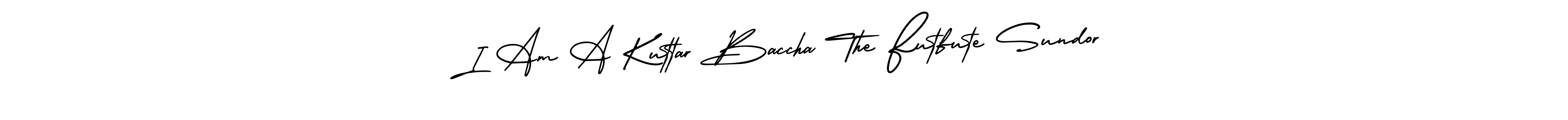 How to make I Am A Kuttar Baccha The Futfute Sundor signature? AmerikaSignatureDemo-Regular is a professional autograph style. Create handwritten signature for I Am A Kuttar Baccha The Futfute Sundor name. I Am A Kuttar Baccha The Futfute Sundor signature style 3 images and pictures png