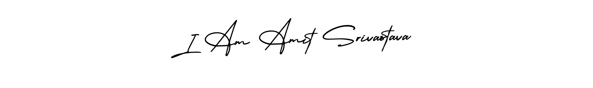 This is the best signature style for the I Am Amit Srivastava name. Also you like these signature font (AmerikaSignatureDemo-Regular). Mix name signature. I Am Amit Srivastava signature style 3 images and pictures png