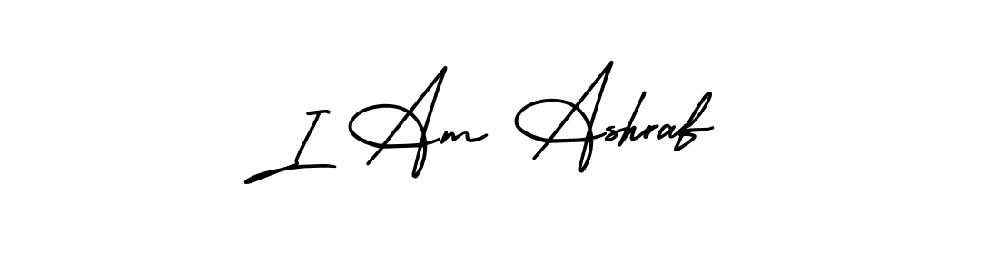 It looks lik you need a new signature style for name I Am Ashraf. Design unique handwritten (AmerikaSignatureDemo-Regular) signature with our free signature maker in just a few clicks. I Am Ashraf signature style 3 images and pictures png