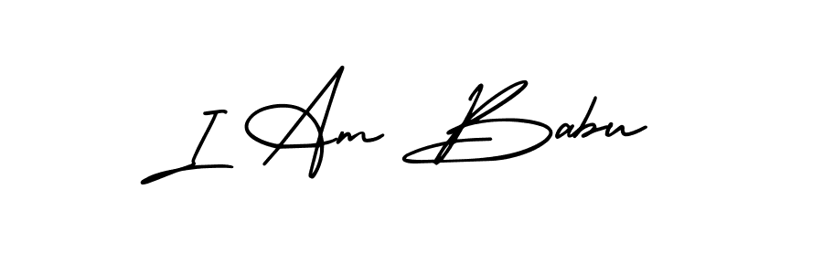 Once you've used our free online signature maker to create your best signature AmerikaSignatureDemo-Regular style, it's time to enjoy all of the benefits that I Am Babu name signing documents. I Am Babu signature style 3 images and pictures png