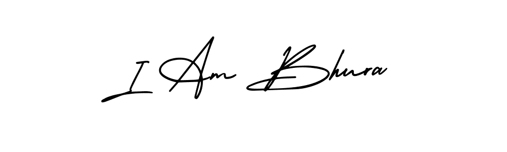 Make a beautiful signature design for name I Am Bhura. Use this online signature maker to create a handwritten signature for free. I Am Bhura signature style 3 images and pictures png