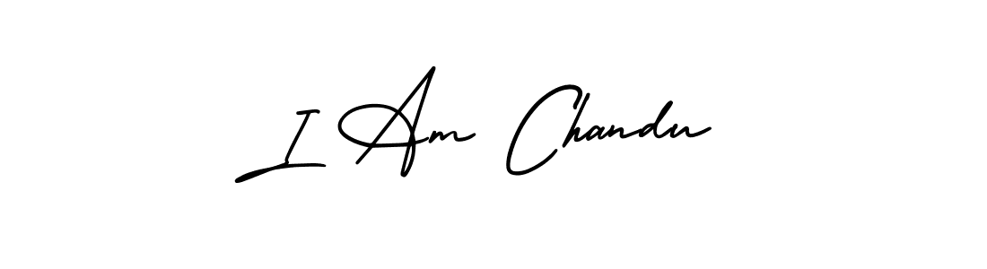 Design your own signature with our free online signature maker. With this signature software, you can create a handwritten (AmerikaSignatureDemo-Regular) signature for name I Am Chandu. I Am Chandu signature style 3 images and pictures png