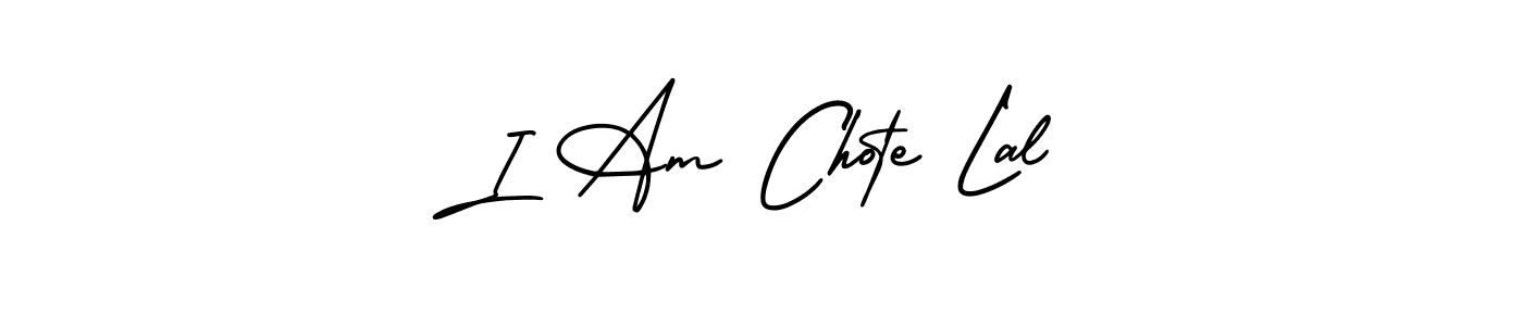 Also we have I Am Chote Lal name is the best signature style. Create professional handwritten signature collection using AmerikaSignatureDemo-Regular autograph style. I Am Chote Lal signature style 3 images and pictures png