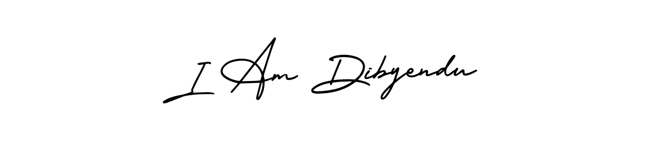 Create a beautiful signature design for name I Am Dibyendu. With this signature (AmerikaSignatureDemo-Regular) fonts, you can make a handwritten signature for free. I Am Dibyendu signature style 3 images and pictures png