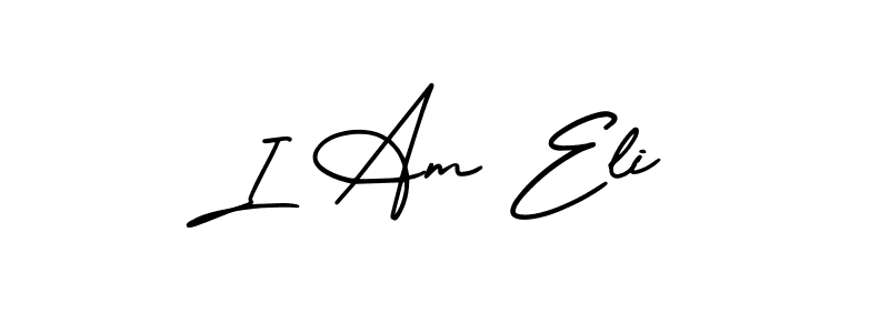 How to Draw I Am Eli signature style? AmerikaSignatureDemo-Regular is a latest design signature styles for name I Am Eli. I Am Eli signature style 3 images and pictures png
