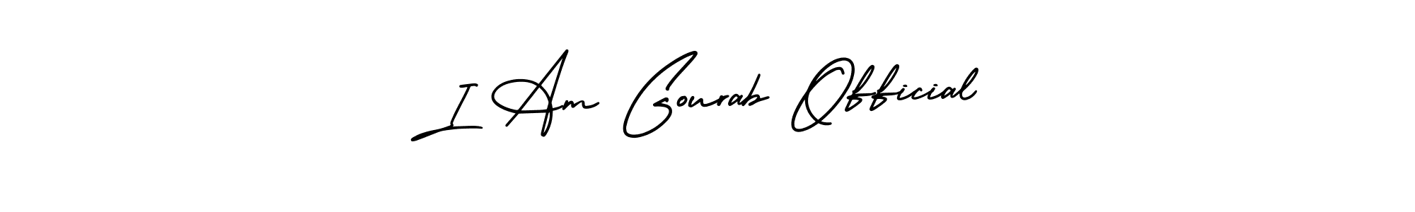 I Am Gourab Official stylish signature style. Best Handwritten Sign (AmerikaSignatureDemo-Regular) for my name. Handwritten Signature Collection Ideas for my name I Am Gourab Official. I Am Gourab Official signature style 3 images and pictures png