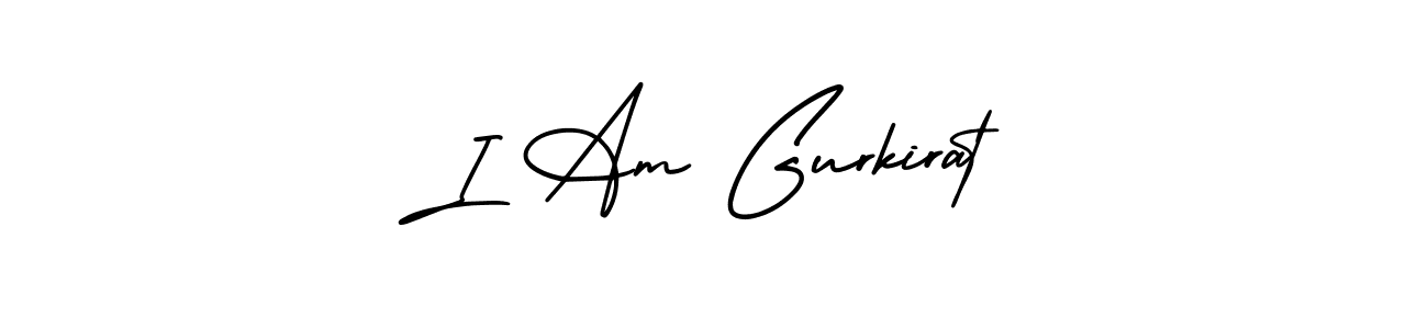 if you are searching for the best signature style for your name I Am Gurkirat. so please give up your signature search. here we have designed multiple signature styles  using AmerikaSignatureDemo-Regular. I Am Gurkirat signature style 3 images and pictures png