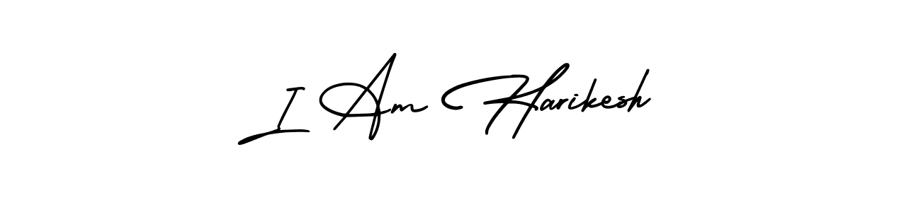 Make a beautiful signature design for name I Am Harikesh. With this signature (AmerikaSignatureDemo-Regular) style, you can create a handwritten signature for free. I Am Harikesh signature style 3 images and pictures png