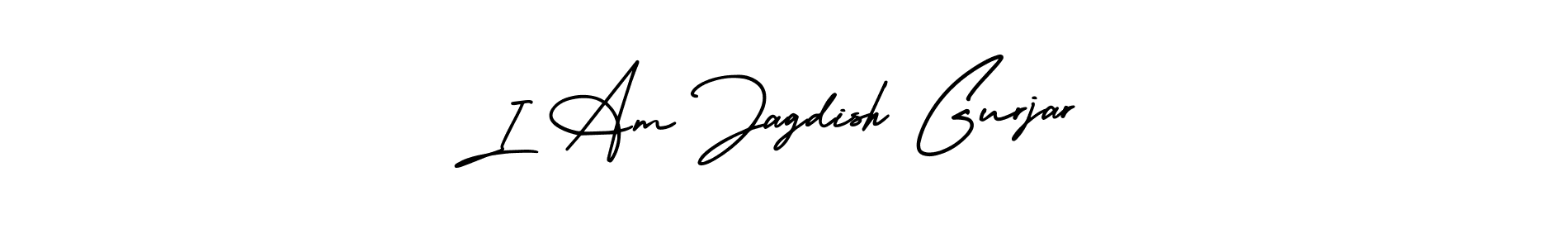 How to make I Am Jagdish Gurjar name signature. Use AmerikaSignatureDemo-Regular style for creating short signs online. This is the latest handwritten sign. I Am Jagdish Gurjar signature style 3 images and pictures png