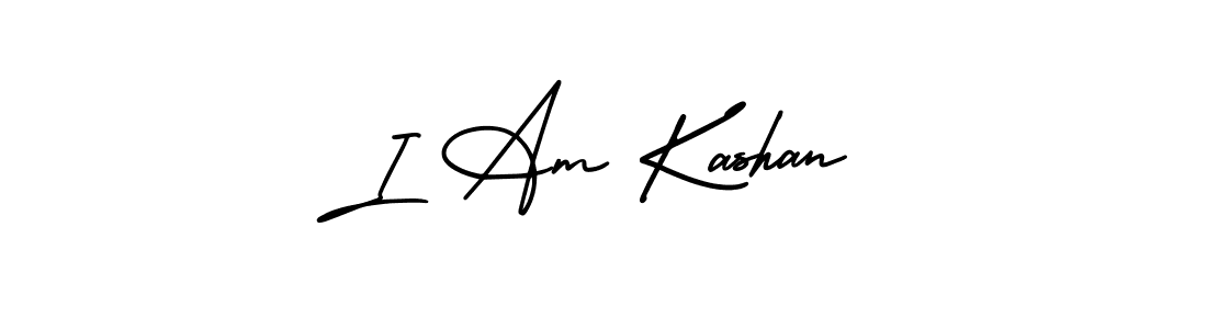 How to make I Am Kashan name signature. Use AmerikaSignatureDemo-Regular style for creating short signs online. This is the latest handwritten sign. I Am Kashan signature style 3 images and pictures png
