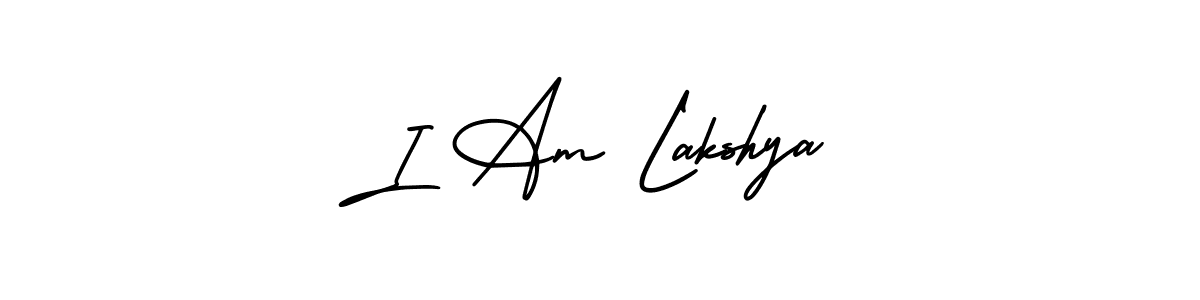 How to make I Am Lakshya signature? AmerikaSignatureDemo-Regular is a professional autograph style. Create handwritten signature for I Am Lakshya name. I Am Lakshya signature style 3 images and pictures png